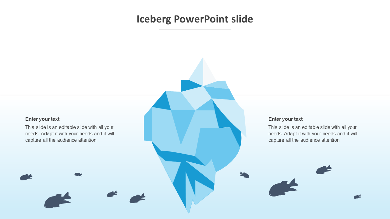 iceberg powerpoint slide